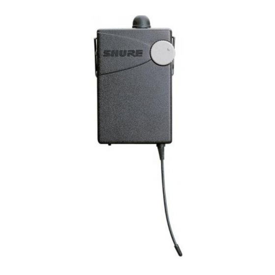 Shure P4R RECEIVER P4R User Manual