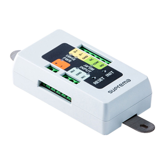 suprema Secure I/O 2 Installation Manual