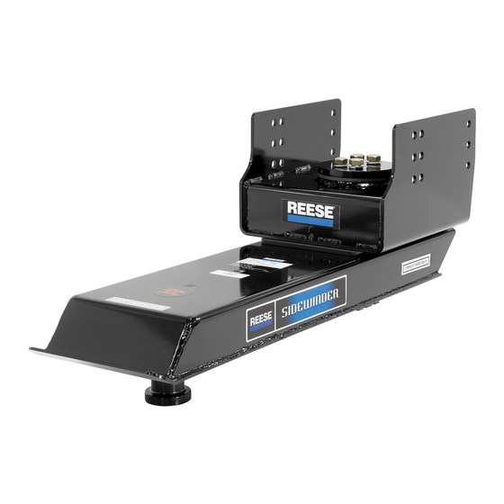 Reese Sidewinder 61302 Installation Instructions Manual