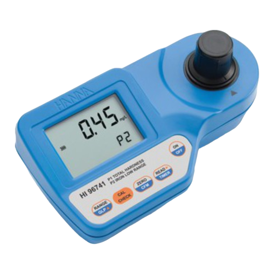 Hanna Instruments HI 96741C Instruction Manual