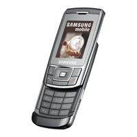 Samsung SGH-D900E User Manual