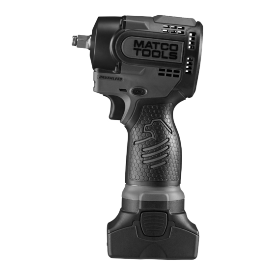 Matco Tools MCL1638SIW Impact Wrench Manuals