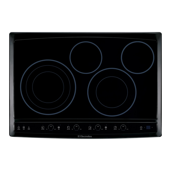 Electrolux EW30EC55G - 30" Electric Cooktop Installation Instructions Manual