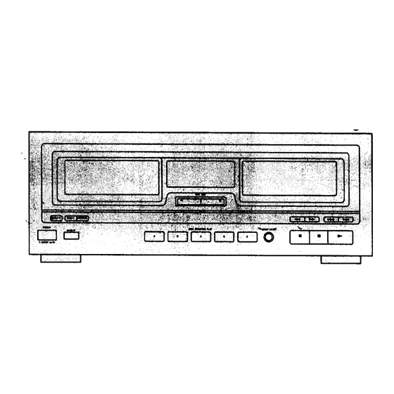 Technics SD-S7258 Instructions Manual