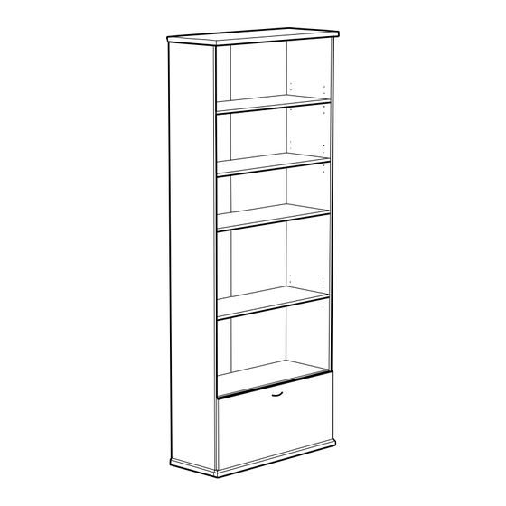 IKEA ALVE BOOKCASE W/ DRAWER 32 1/4X81 1/8" Instructions Manual