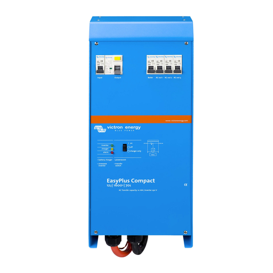 Victron energy 12/1600 Manual