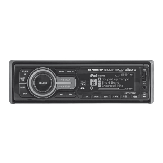 Axxera XDMA7800 Installation And Owner's Manual