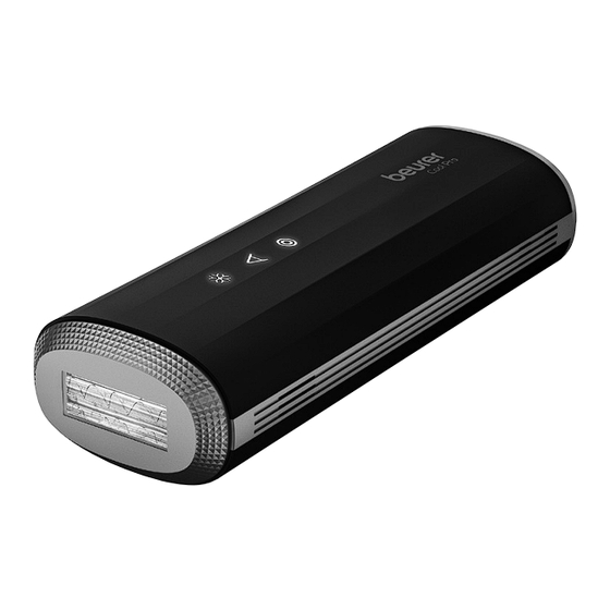 Beurer IPL 7800 Cool Pro Instructions For Use Manual