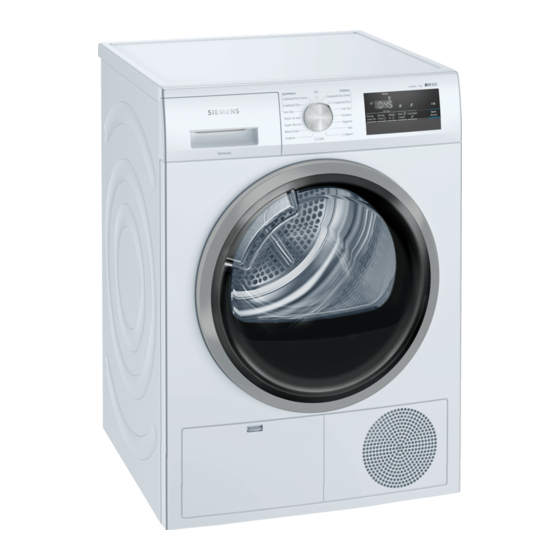 Siemens WT46N203IN User Manual And Installation Instructions