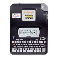 CASIO KL-820 - Label Printer User Manual
