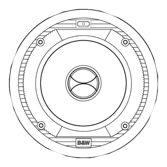 Bowers & Wilkins Casa ACM 65 Installation Notes