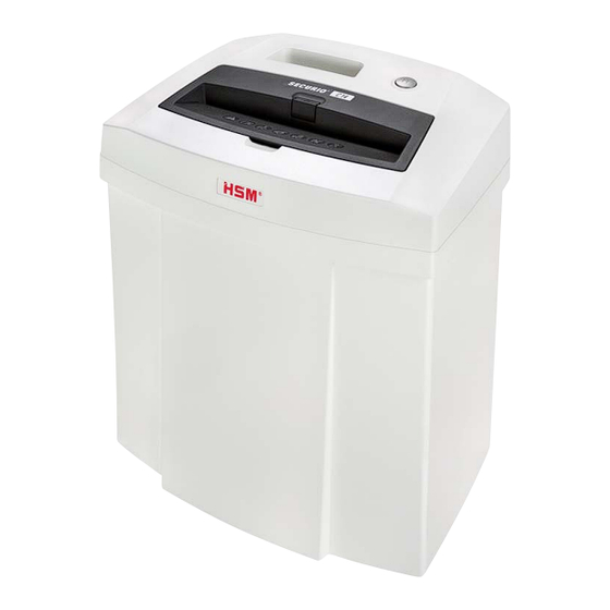 HSM securio c 14 Operating Instructions Manual