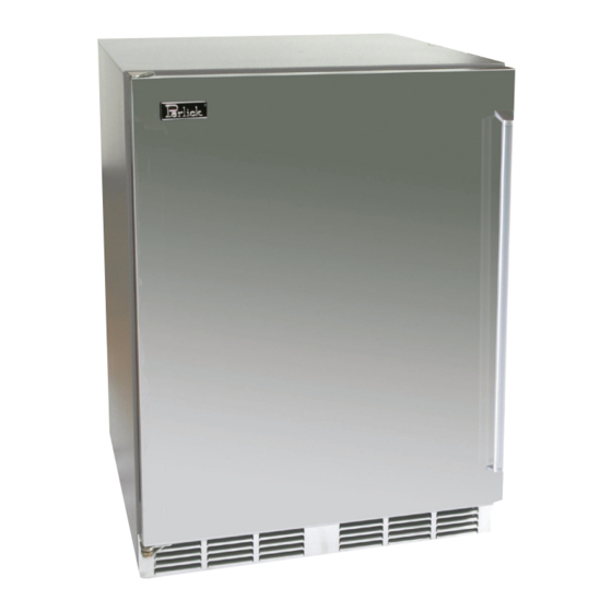 Perlick HD24 SERIES Installation And Operation Instructions Manual