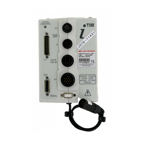 Edwards iTIM E73/A1/T1 Instruction