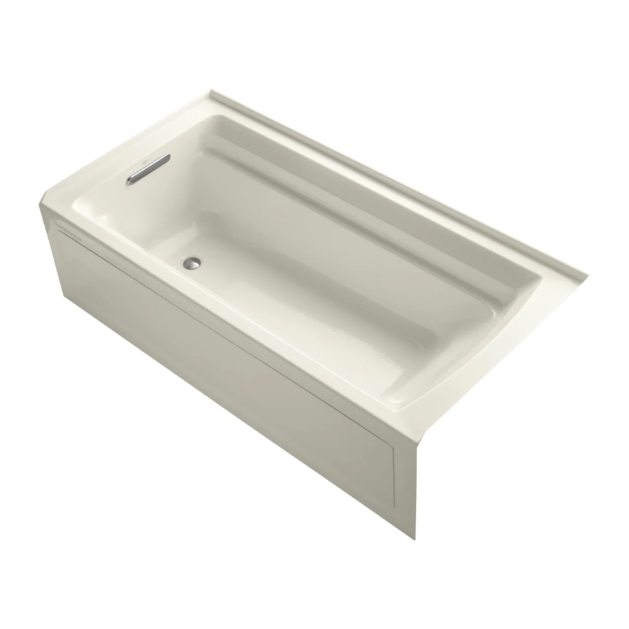 THE BOLD LOOK OF KOHLER K-1125 Roughing-In Manual