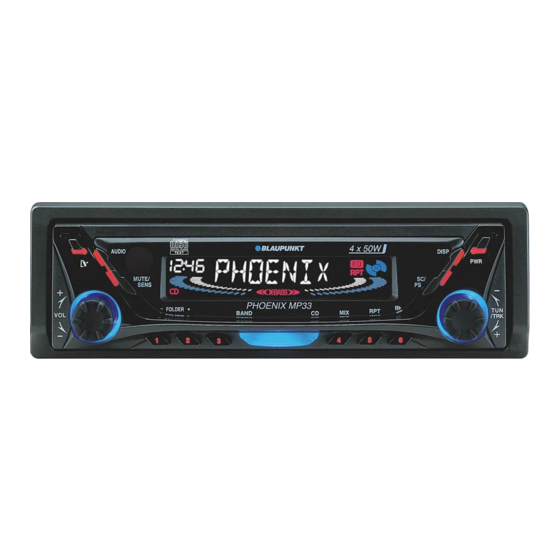 Blaupunkt Phoenix MP33 Operating And Installation Instructions