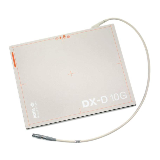 AGFA DX-D 10C DR Detector Manuals