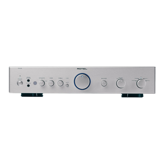 Rotel RA-06SEV02 Technical Manual