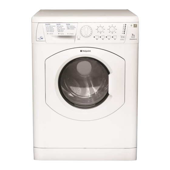 Hotpoint WDL 540 P/G/A/K Instructions For Use Manual