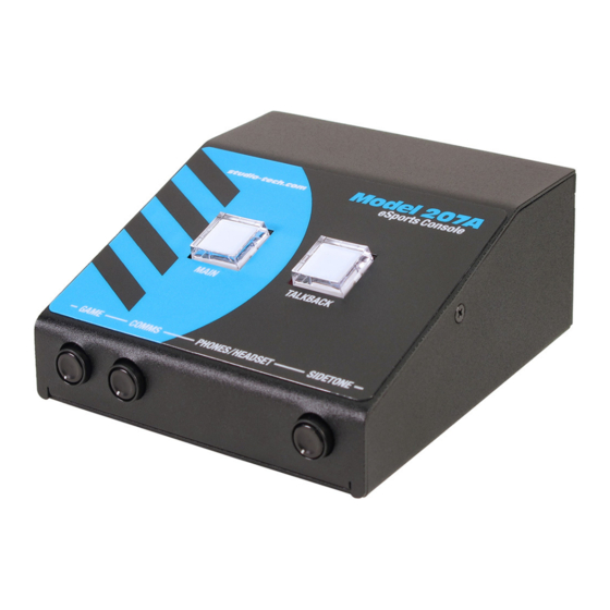 Studio Technologies 207A User Manual