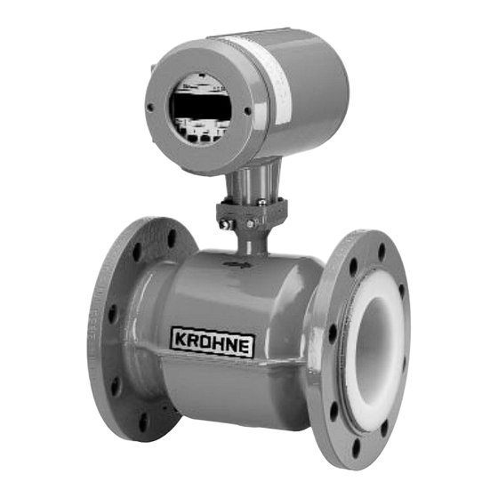 KROHNE ALTOFLUX IFM 4080 K EEx Series Addition To The Installation And Operating Instructions