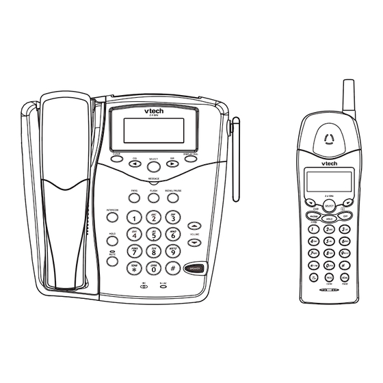 VTech 2498 - VT Cordless Phone User Manual