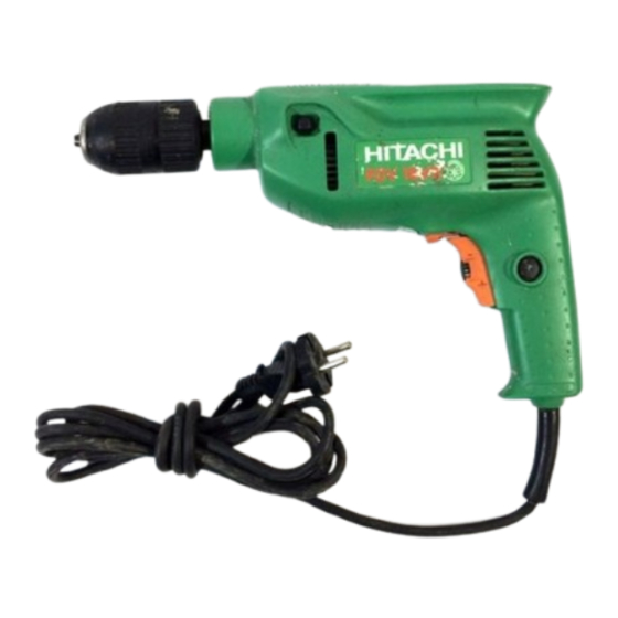 Hitachi FDV16VB - 5/8" Reversible Hammer Drill Disassembly & Reassembly Procedures