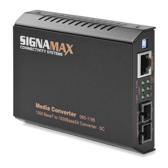 SignaMax FO-065-1195 User Manual