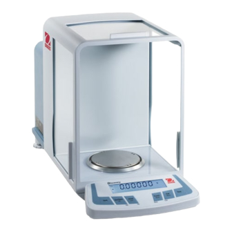 OHAUS DISCOVERY BALANCE Service Manual