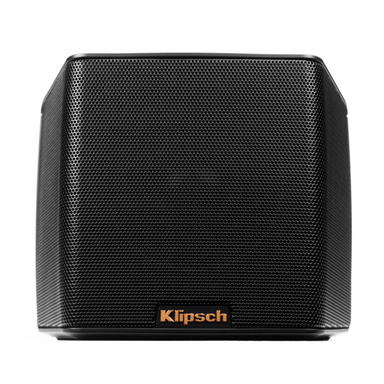 Klipsch Groove User Manual