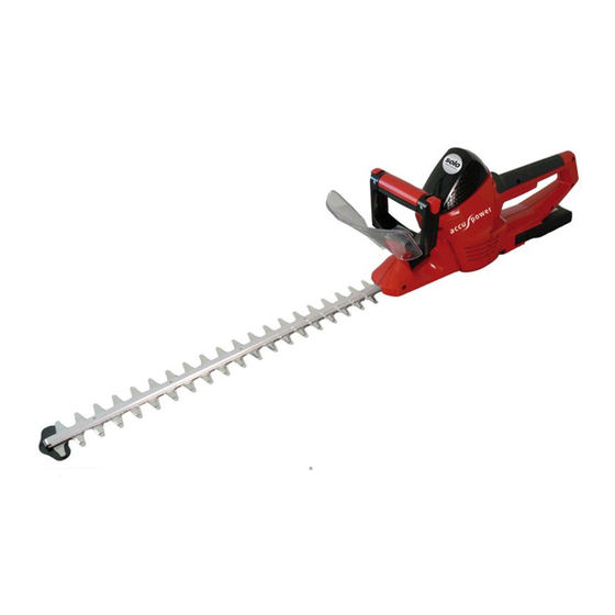 User Manuals: Solo 168 A Cordless Hedge Trimmer