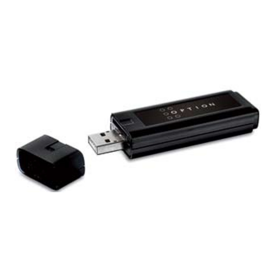 Option Wireless Technology Icon 225 User Manual