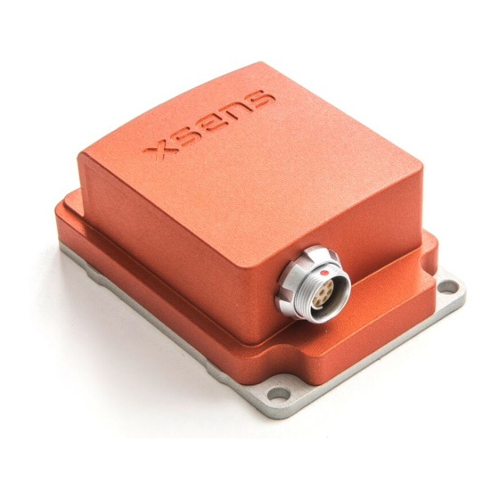 Xsens MTi Series User Manual And Technical Documentation