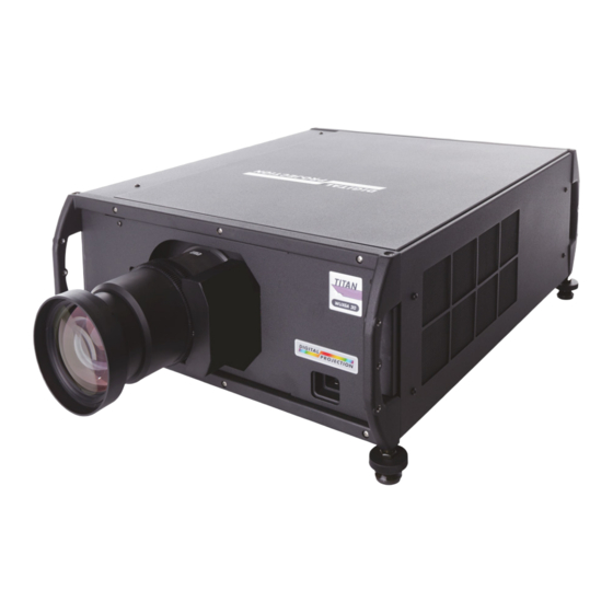 Digital Projection Titan 800 3D series Manuals