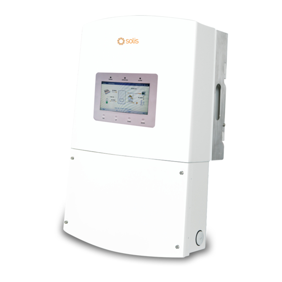 SOLIS RHI-HV 5G Series Instruction Manual