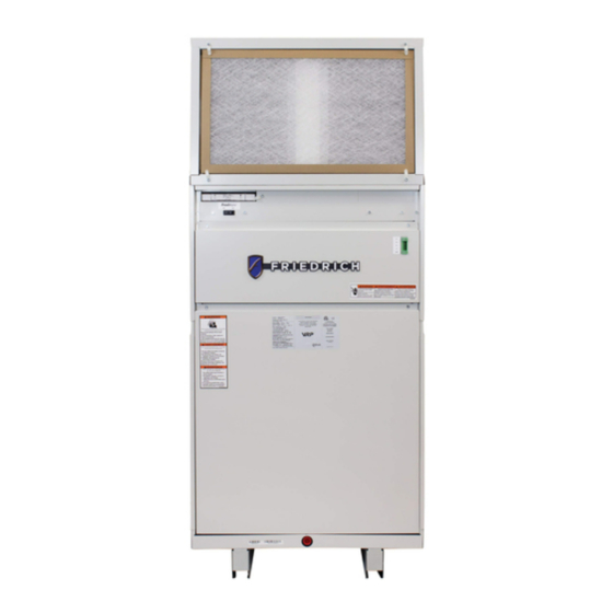 Friedrich VRP7k Single Package HVAC Manuals