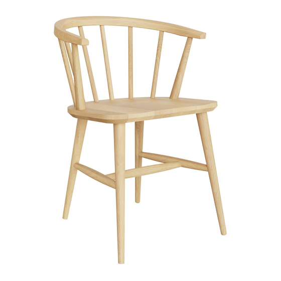 BROSA Henry Scoop Back Dining Chair Assembly Manual