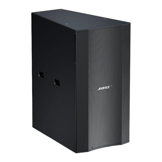 Bose Panaray LT 3202 WR Service Manual