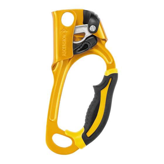 Petzl ASCENSION Quick Start Manual