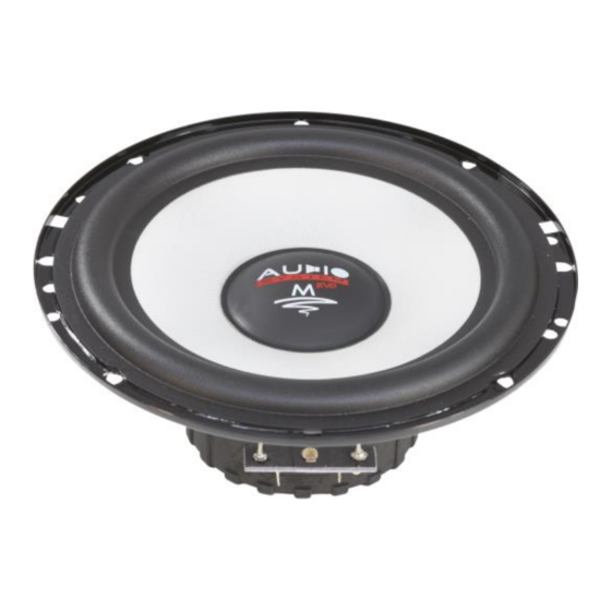 Audio System M100 EVO 2 User Manual