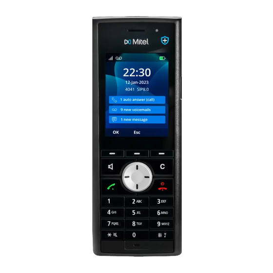 Mitel 7 2 Series Quick User Manual