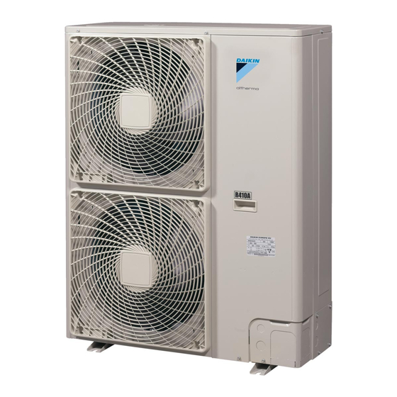 Daikin Altherma ERHQ011BAV3 Installation Manual