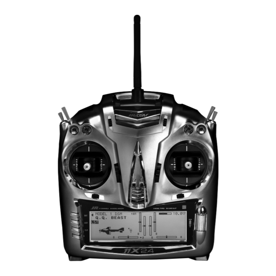 Horizon Hobby JR 11X Instruction And Programming Manual