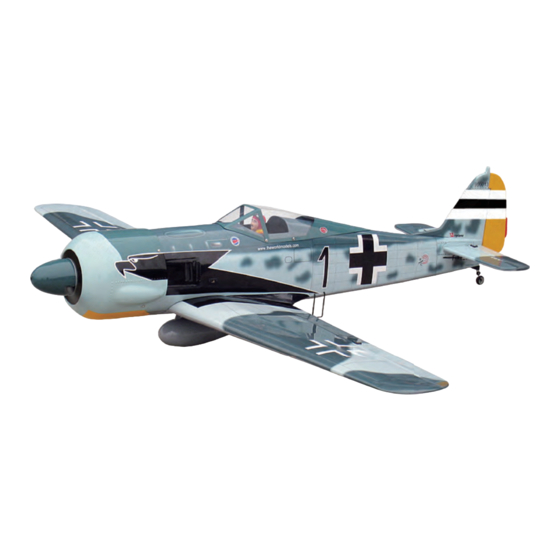 THE WORLD MODELS Focke-Wulf 190A Instruction Manual