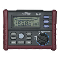 Testboy TV 431 Manual