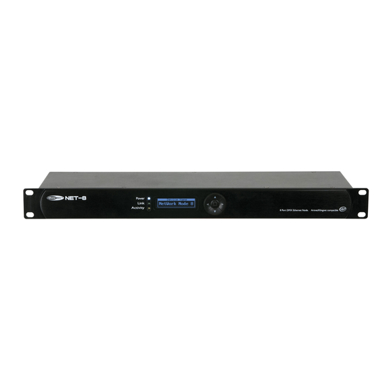 SHOWTEC Net-8/3 Manual