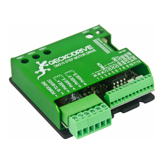 Geckodrive GM215 Manual