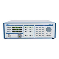 Exfo T100S-HP Programming Manual