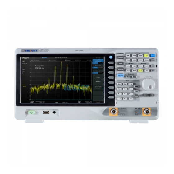 SIGLENT SSA3021X User Manual