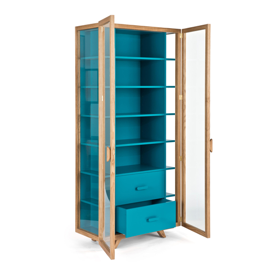 Case Furniture Vitrina tall cabinet Assembly Instructions